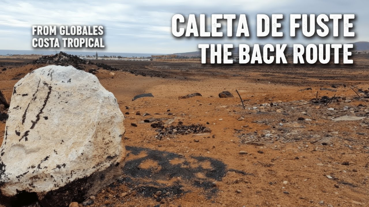 The REAL Shortcut from Globales Costa Tropical to Caleta de Fuste Fuerteventura POV 4k