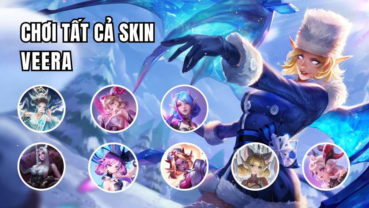 ĐÁNH GIÁ TẤT CẢ SKIN VEERA CÙNG ICYFOXX - Thất Sát Thượng Sinh Out Trình | Liên quân