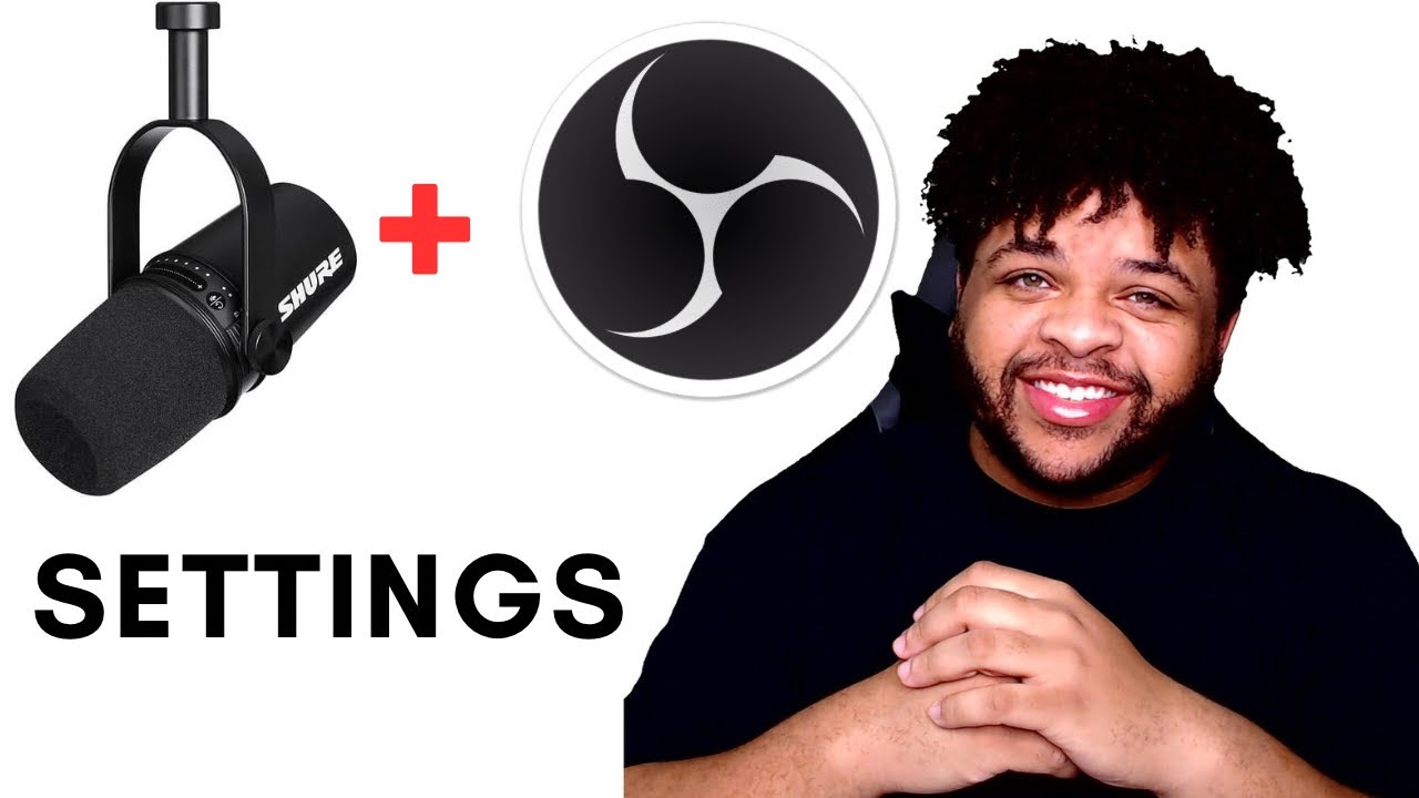 Sure MV7 settings for OBS Studio // and set up for every day use
