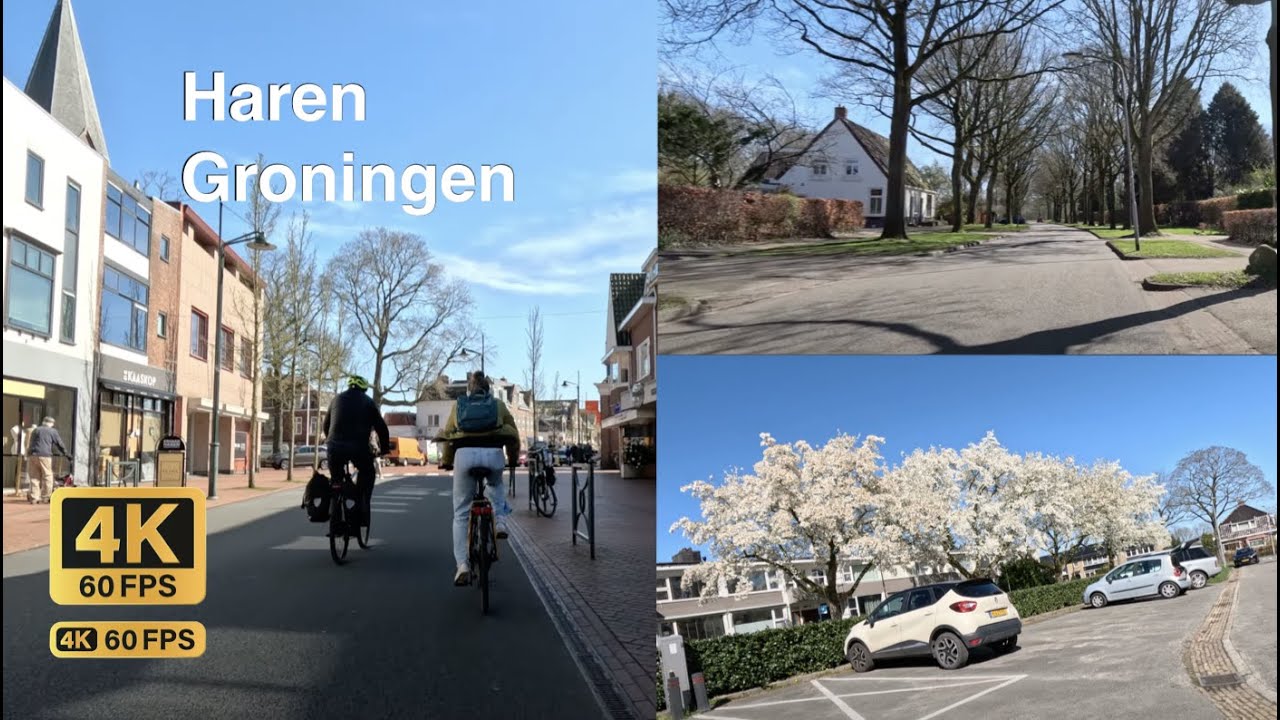 Cycling Through Blooming Haren, Groningen | 4K GoPro Hero 11 Footage | The Netherlands