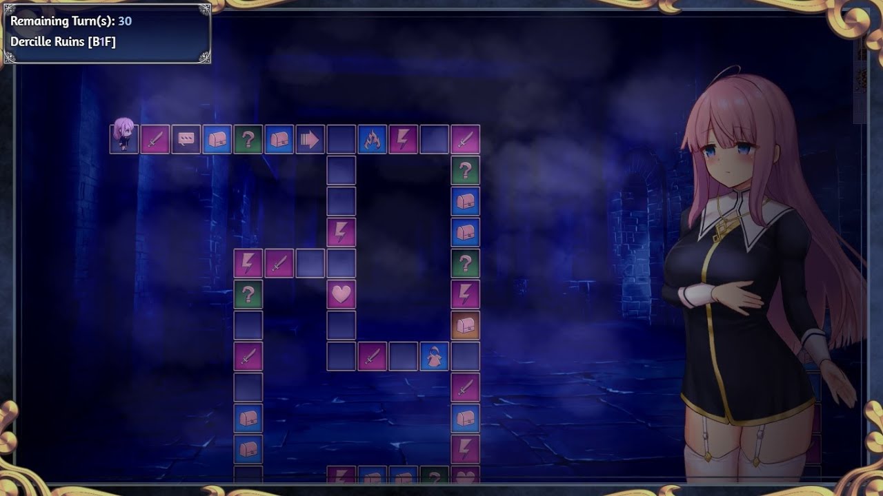 Enishia and the Binding Brand gameplay ( story and first dungeon )