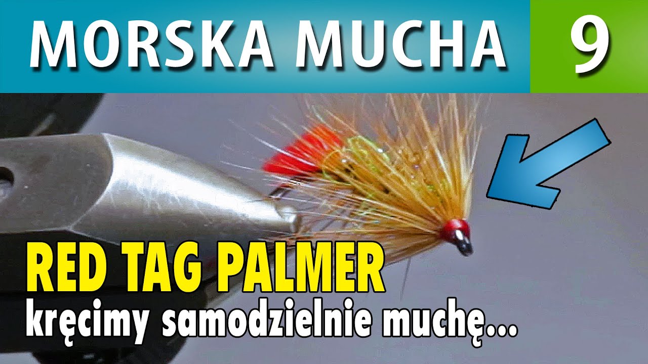 MORSKA MUCHA ➤ RED TAG PALMER kręcimy muchę - zrób to sam #2