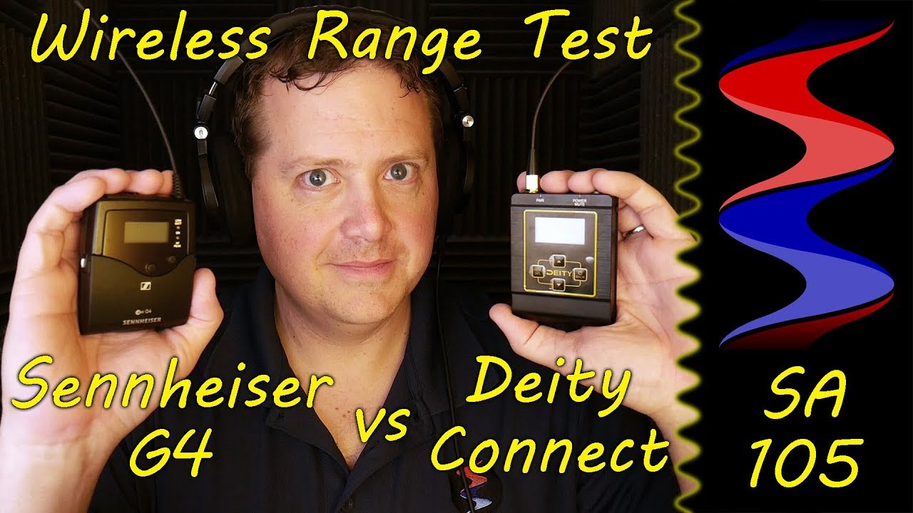 Sennheiser G4 vs Deity Connect Wireless Range Comparison - Sound Speeds