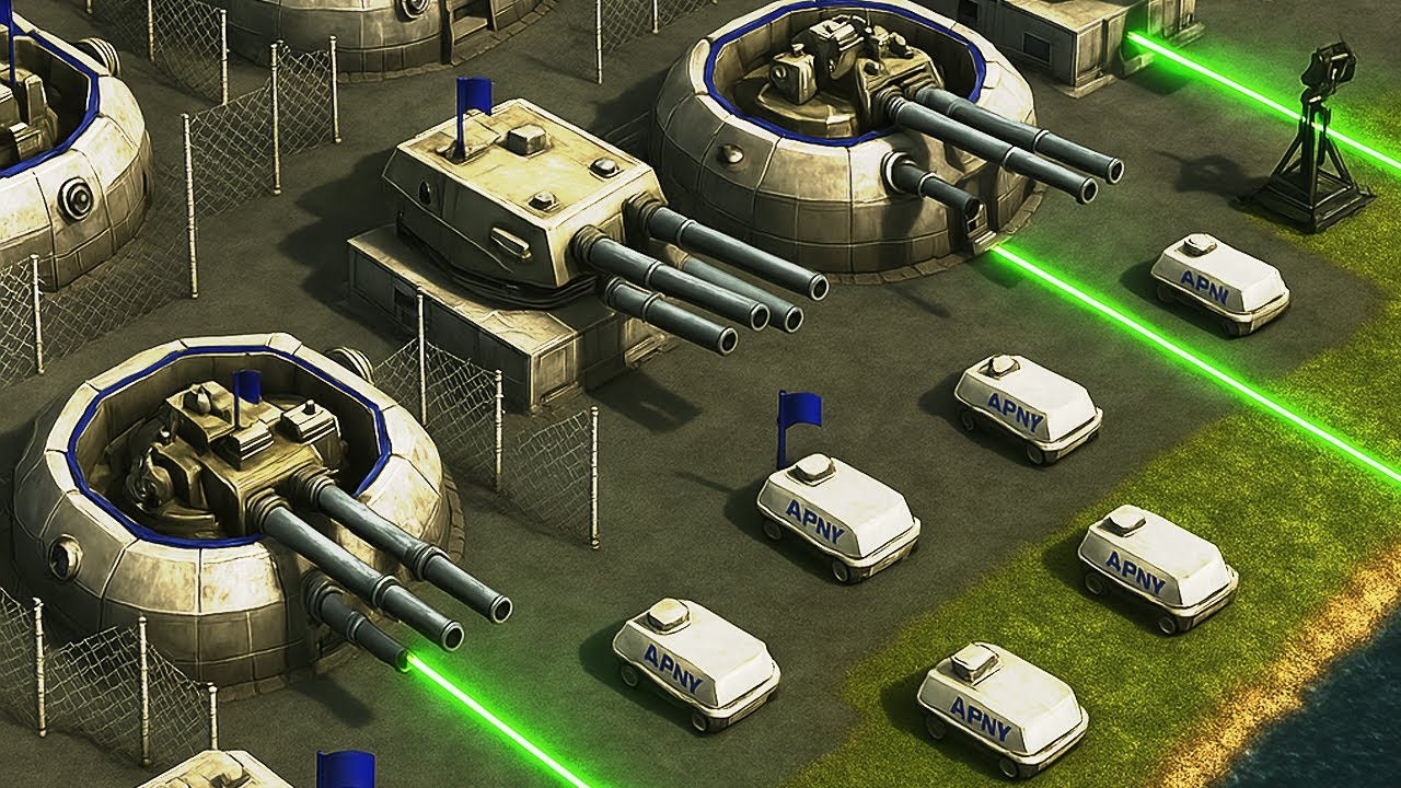 USA BOSS vs 7 GLA BOSS - Command & Conquer Generals Apocalyptic