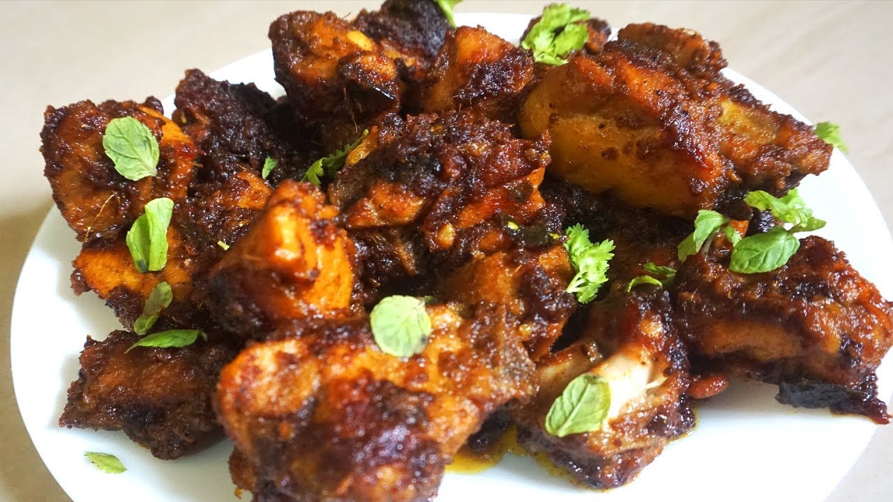 Home Style Spicy Chicken Dry Roast | Chicken Dry Fry | South Indian Dry Chicken Fry