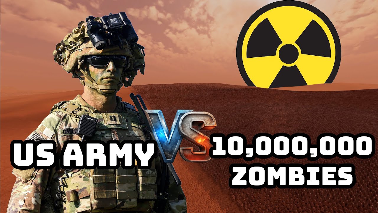 10 Million Zombies vs 1 US Army Division &ndash; EPIC Battle!