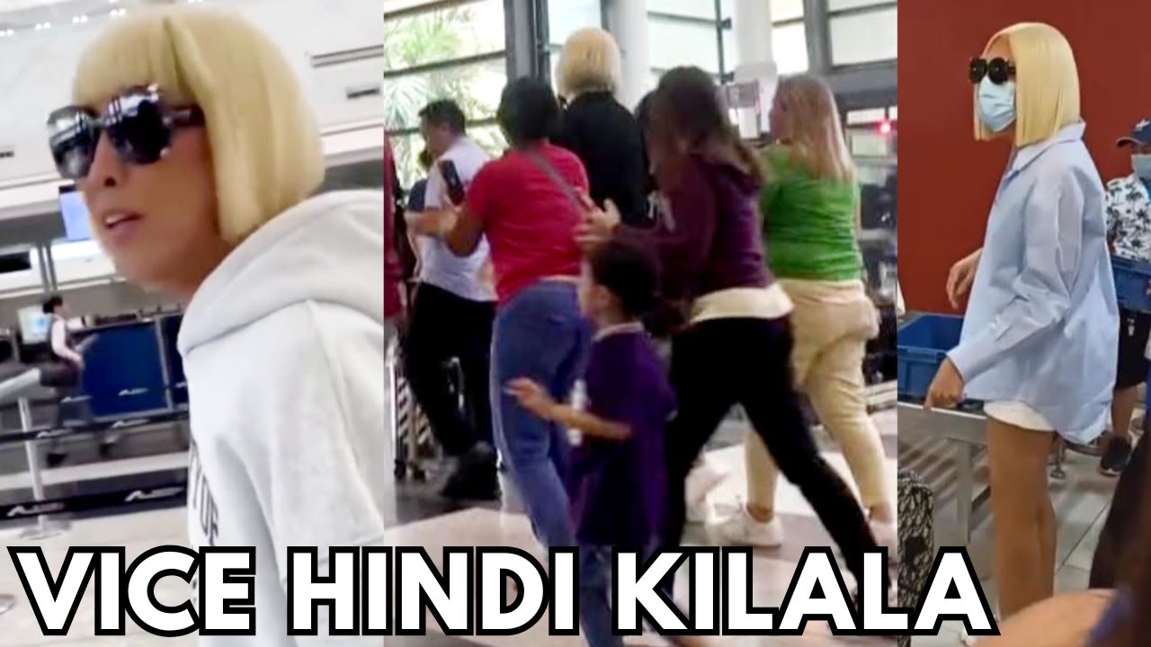 VICE GANDA HINDI NAKILALA NAGTARAY SA AIRPORT
