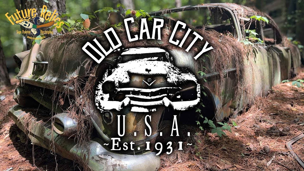 Walking Through Old car City - White - Georgia– Heaven for Patina, Rust & American Classics cars