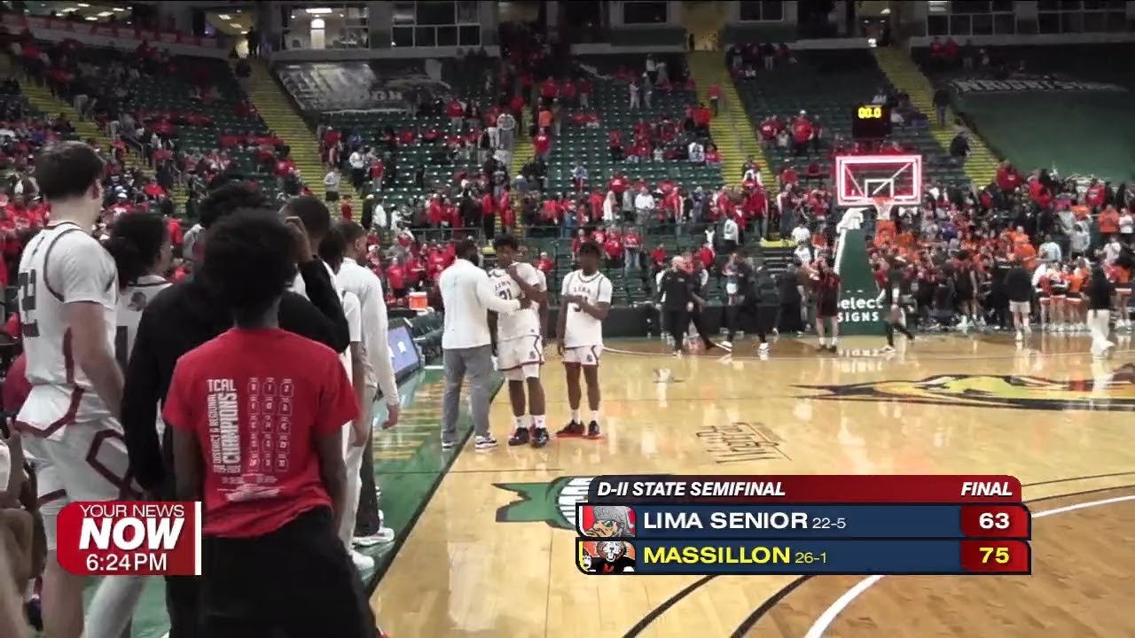 Lima Senior's stellar season comes to a close in State Semifinal battle against Massillon