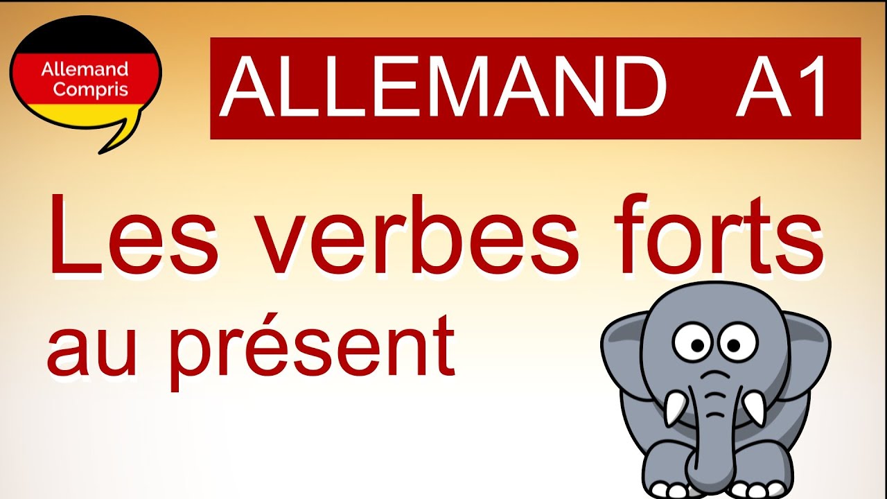 🇩🇪  Les verbes forts en allemand | #apprendreallemand