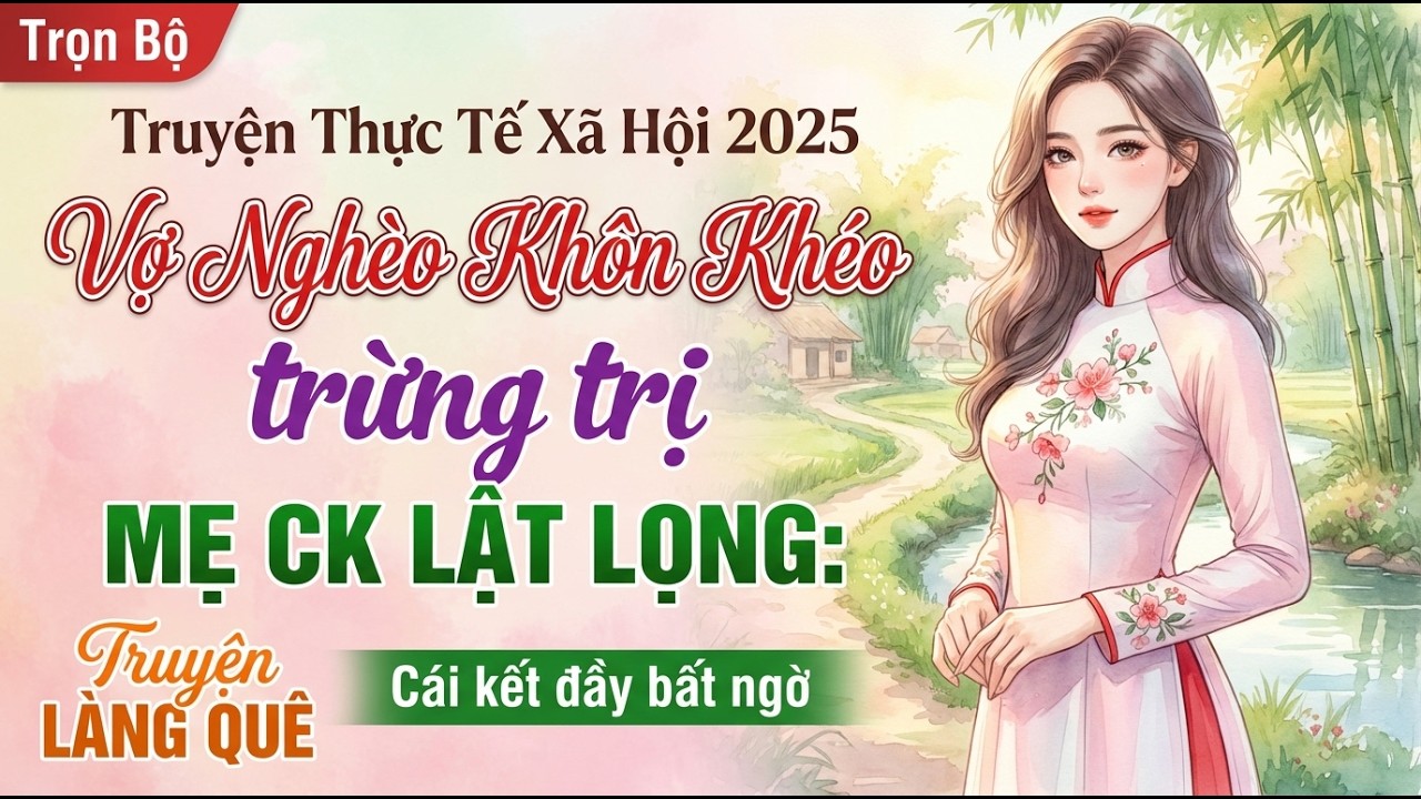 Vừa nghe đã thấy hấp dẫn： VỢ NGHÈO KHÔN KHÉO TRỪNG TRỊ MẸ CHỒNG LẬT LỌNG - Kể chuyện đêm khuya