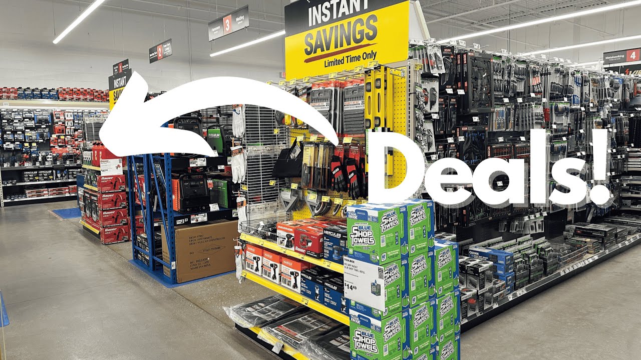 Сумасшедшие скидки на инструменты в Harbor Freight в октябре!