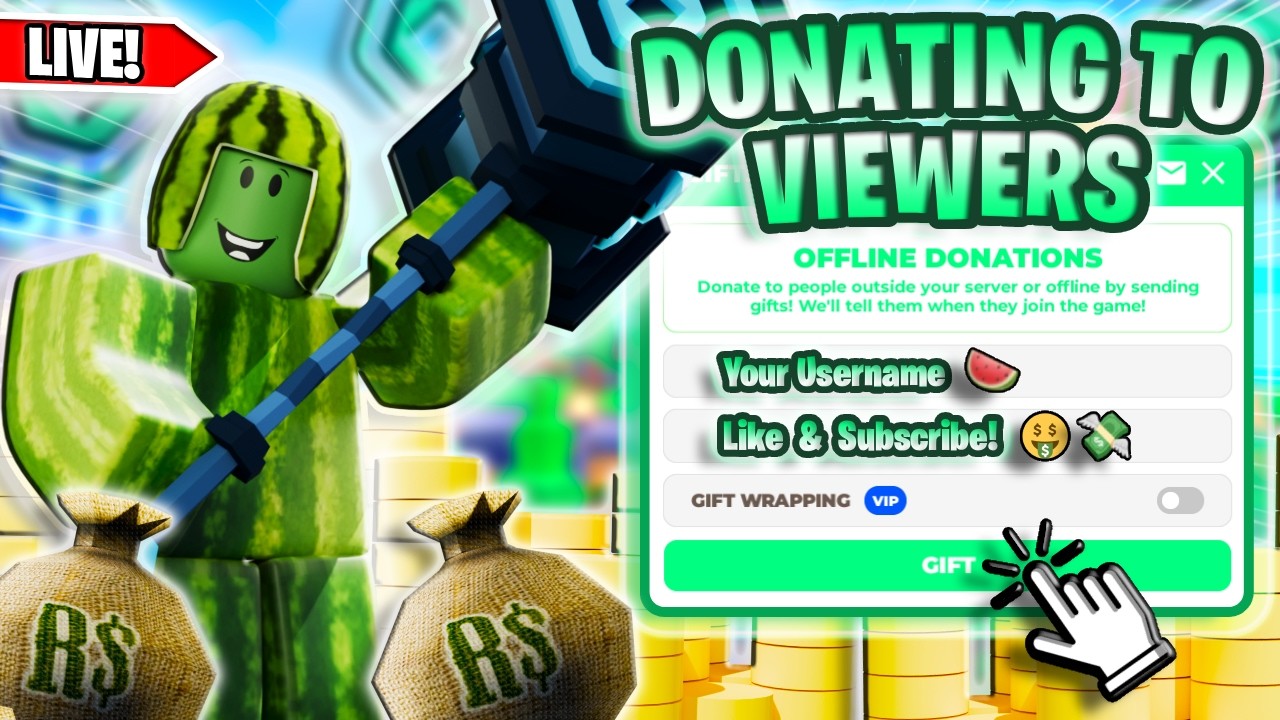🔴LIVE🔴 Donating To Viewers on Pls Donate!!! 🤑💸Spin The Wheel!!! (TTS ON)