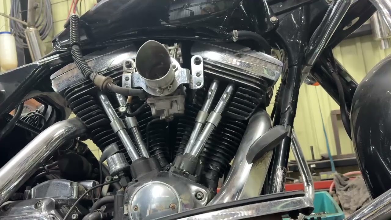 ハーレーダビットソン 1988年 エボ 1340 FLHTC エレクトラグライド クラシック 始動確認動画