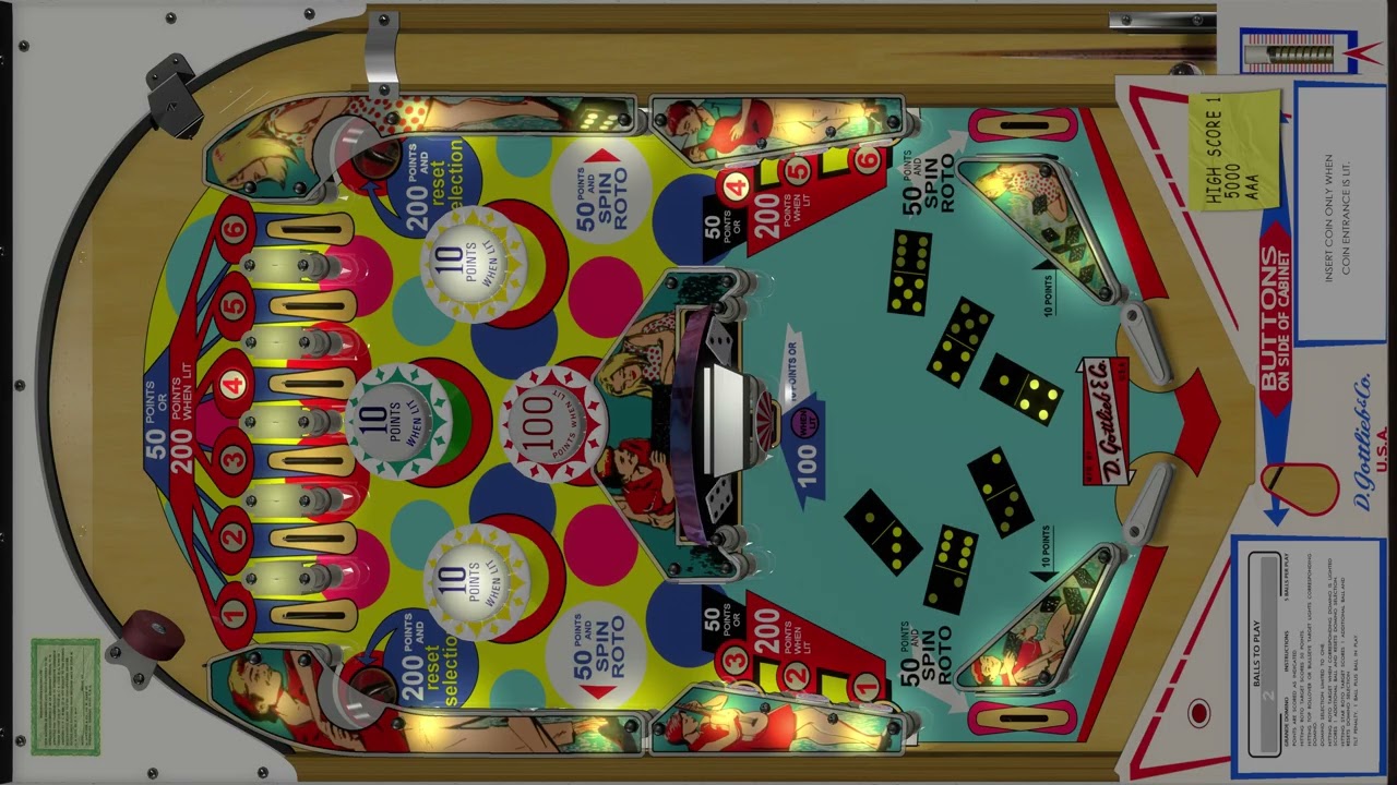 Grande Domino (Gottlieb 1968) VPX