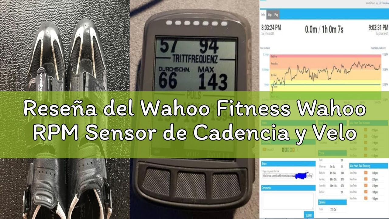 Reseña del Wahoo Fitness Wahoo RPM Sensor de Cadencia y Velocidad