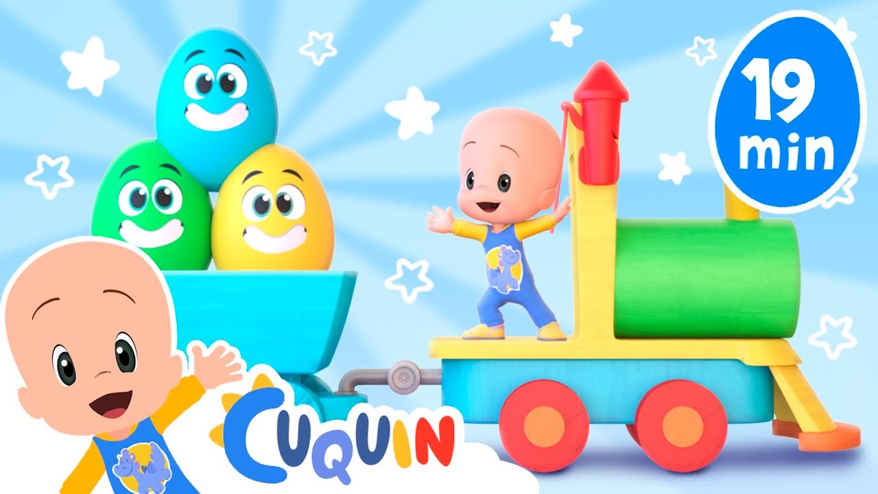 El tren de las canciones de Cuquín | Cánticos | Cleo & Cuquín