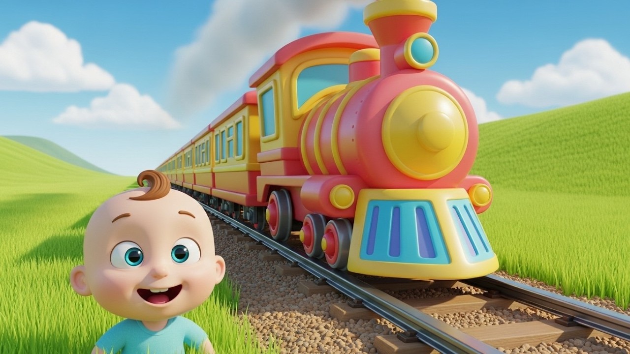 Train Choo Choo Song 🚂🎶 | Fun Learning Train Adventure for Toddlers and Kids