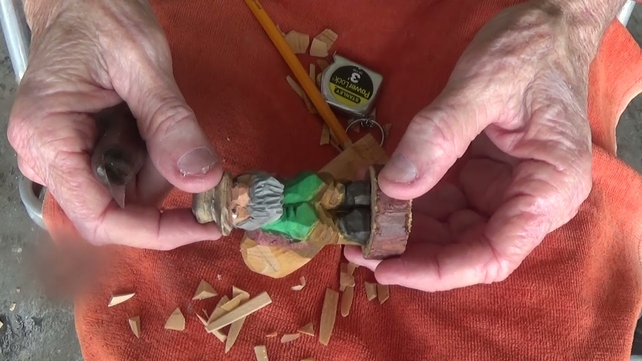 Whittling A Little Sailor Out Of A Block Of Wood Part 1
