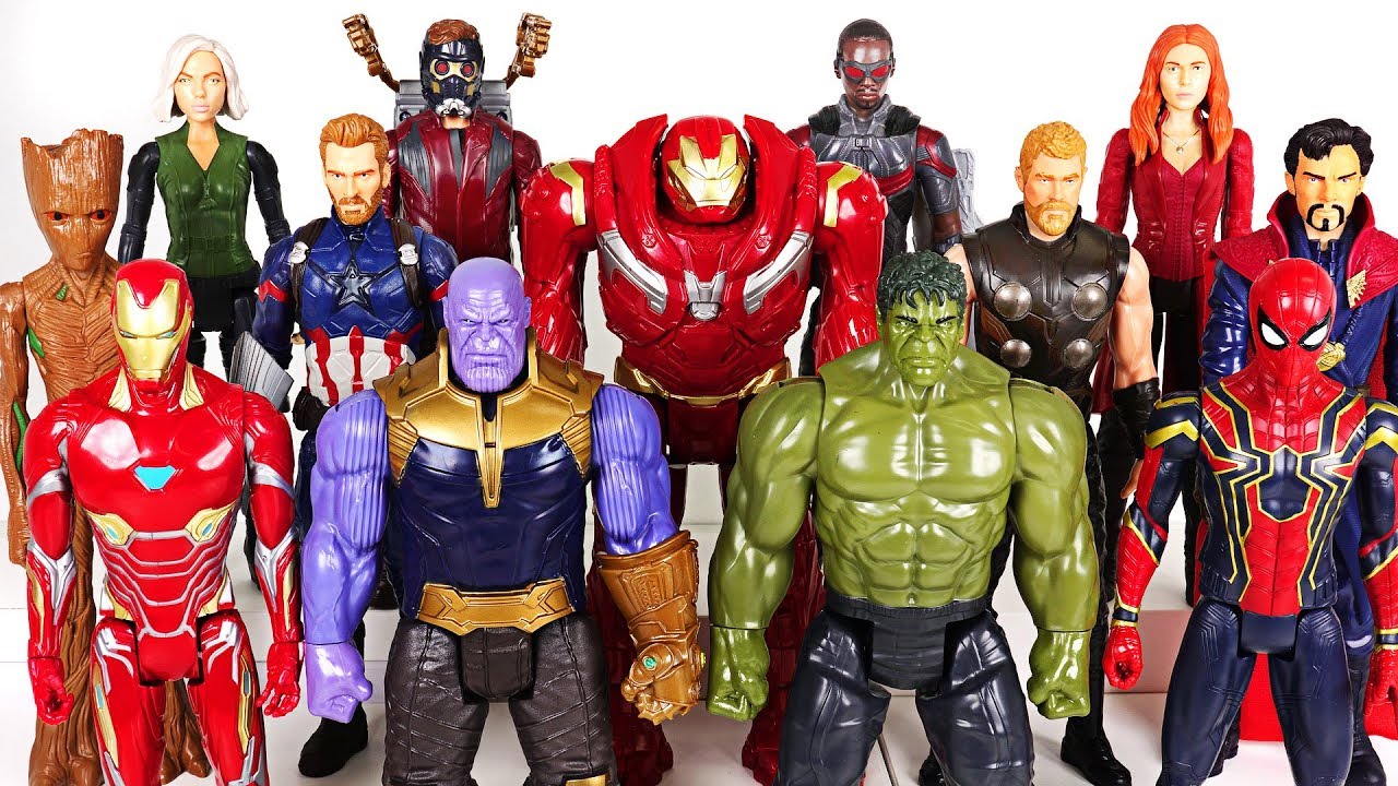Thanos appeared with dinosaurs! Marvel Avengers Infinity War Hulk, Spider Man! Go! - DuDuPopTOY