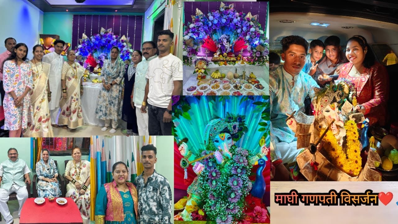 MAGHI GANPATI VISARJAN vlog❤️🙏🏻🥹|Day 2| Mandala goan| First year 2026| #Ganpativisarjan