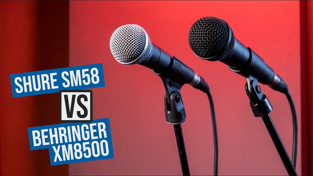 Microfono Shure SM58 vs Behringer XM8500 | Come Suona