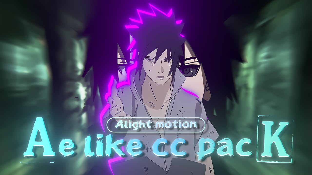 6+ FREE AE Like Anime CC Pack for Alight Motion || 𝗦𝟰𝗥𝗬𝗔 溜