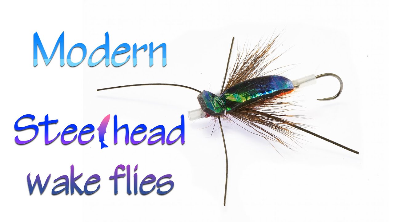 Steelhead wake fly on tube