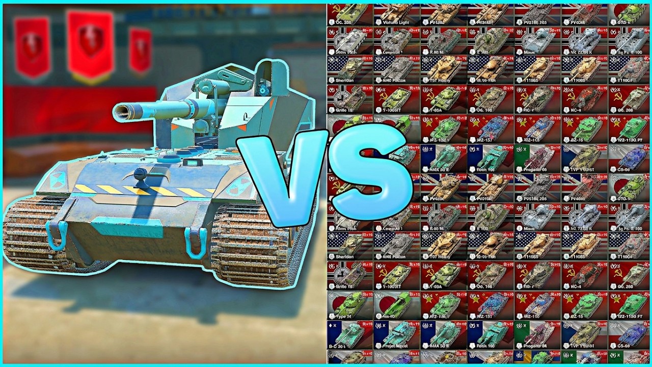 Waffen F1 vs Топы: 3 выстрела — и ЛЮБОЙ ТАНК в АНГАРЕ!? 😲 #positivetanker