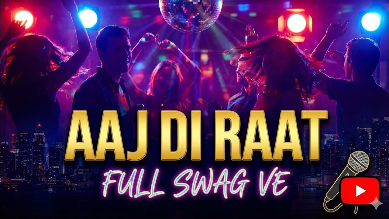 Aaj Di Raat Full Swag 🔥 | New Punjabi Party Song | Hindi Punjabi Mix