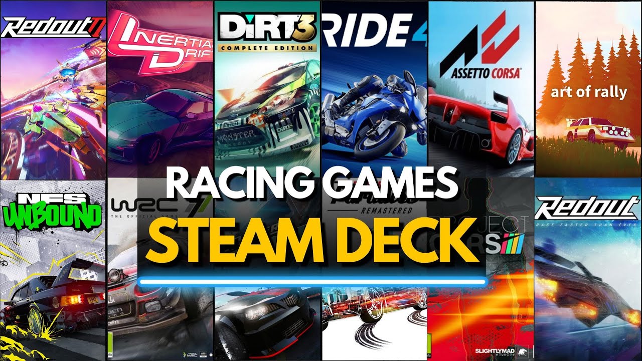 Top 40 Best Racing Games on Steam Deck to Play Right Now