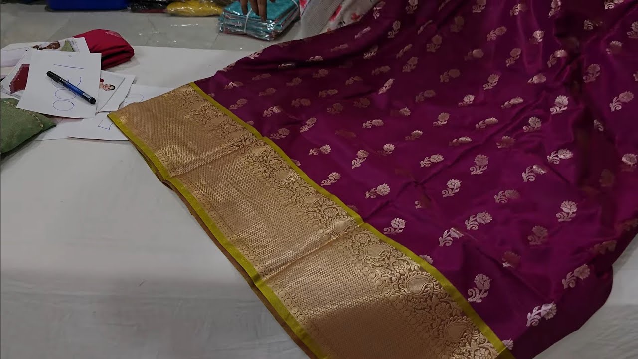 💥Restocked semi uppada ,banaras fancy.sarees 9642963150 || 