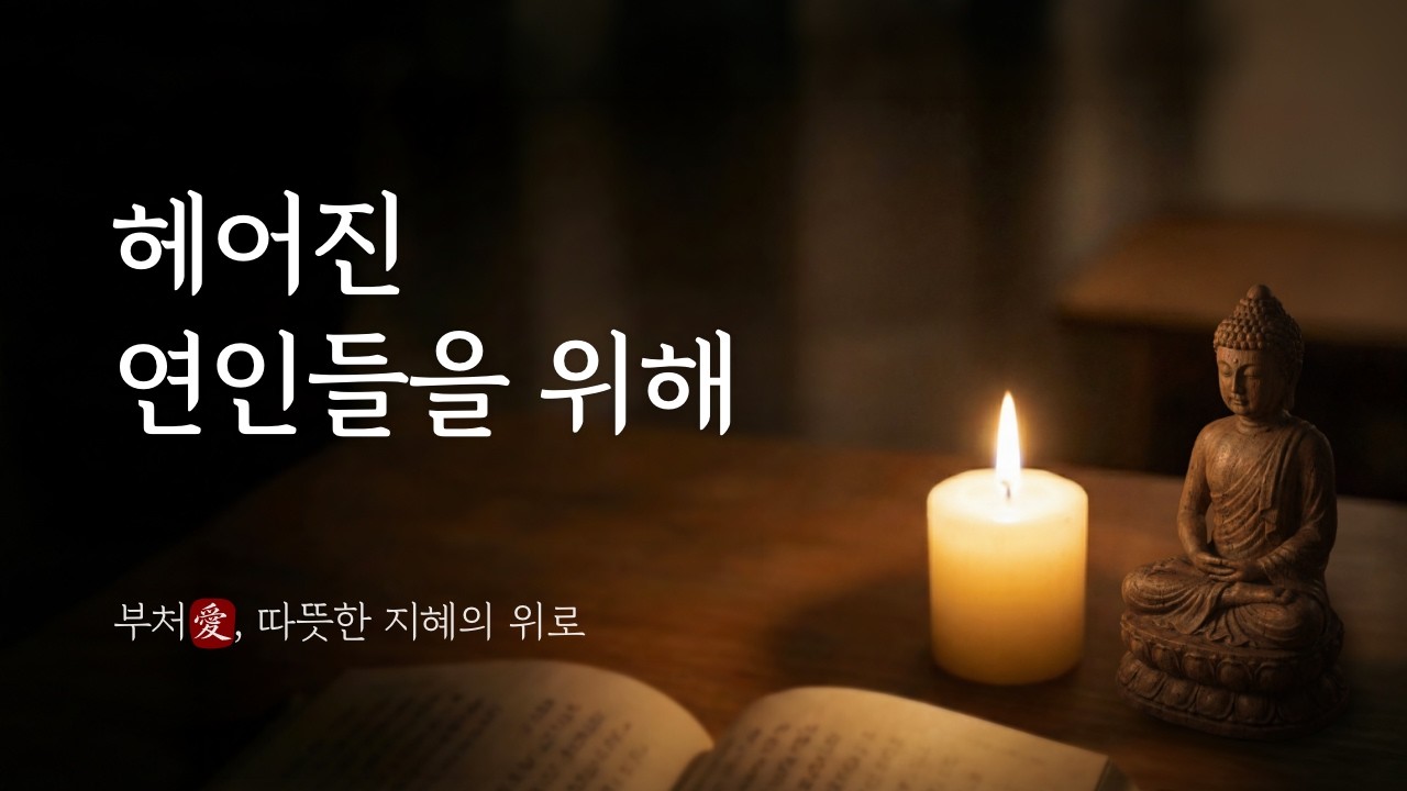 헤어진 연인들을 위해 [부처愛] 따뜻한 지혜의 위로