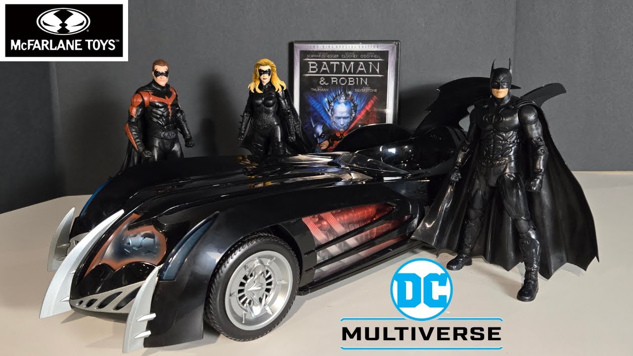 Dc Multiverse Batman and Robin Batmobile