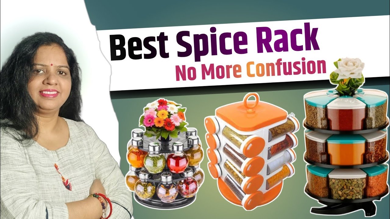 Best 360° Rotating Spice Rack | Best Spice Rack | Revolving Spice Rack Rivew