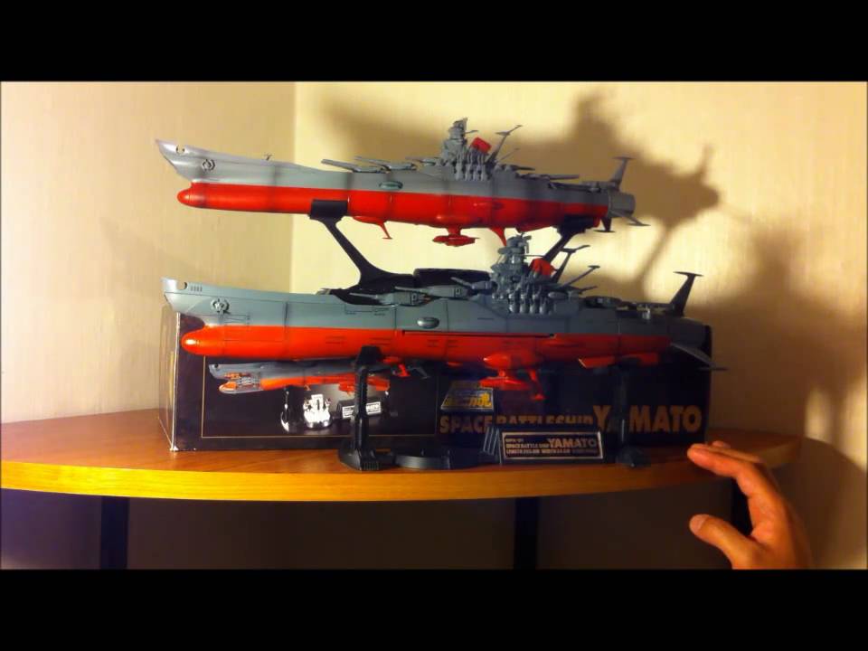 Bandai GX-57 Chogokin and BPX-01 Popynica Space Battleship Yamato comparison