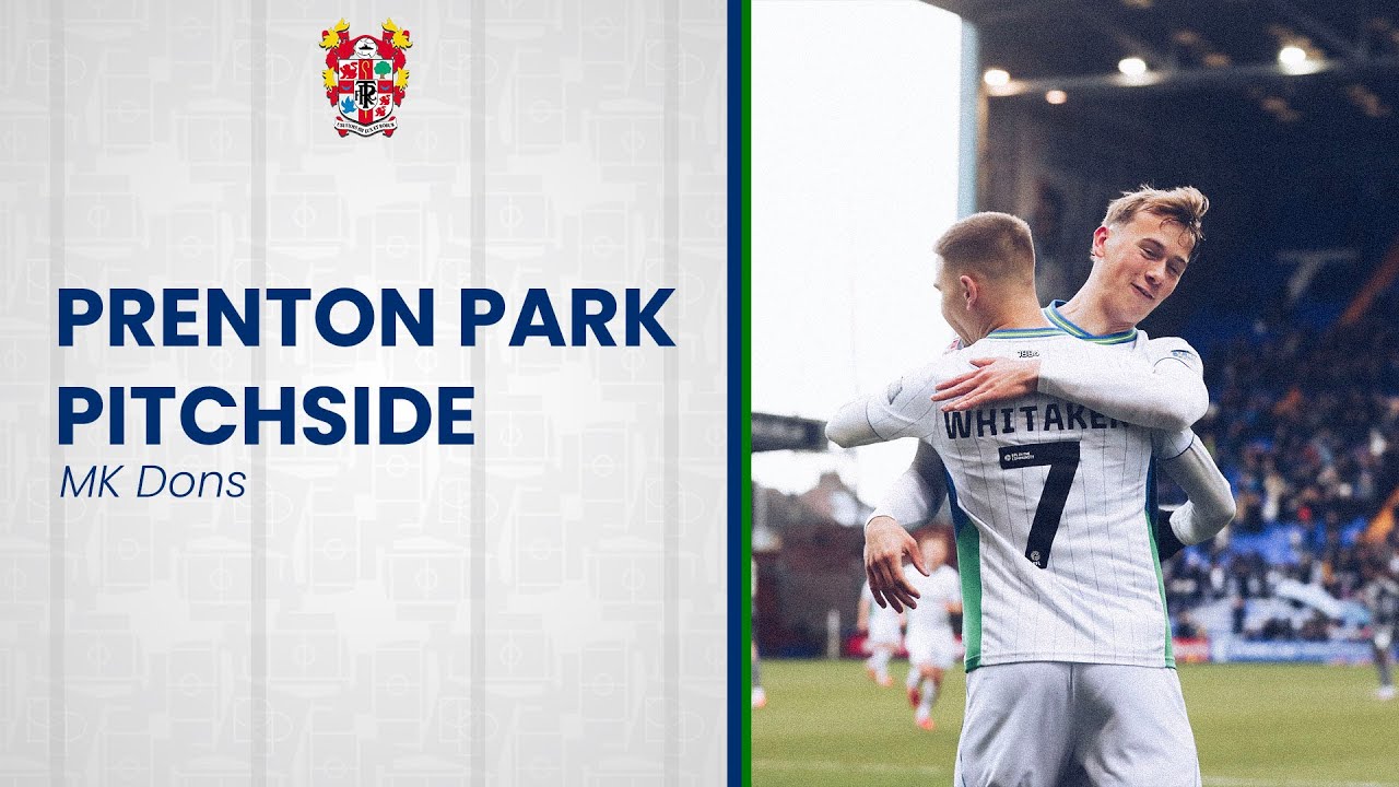 Prenton Park Pitchside | Tranmere Rovers vs MK Dons (2025/26)