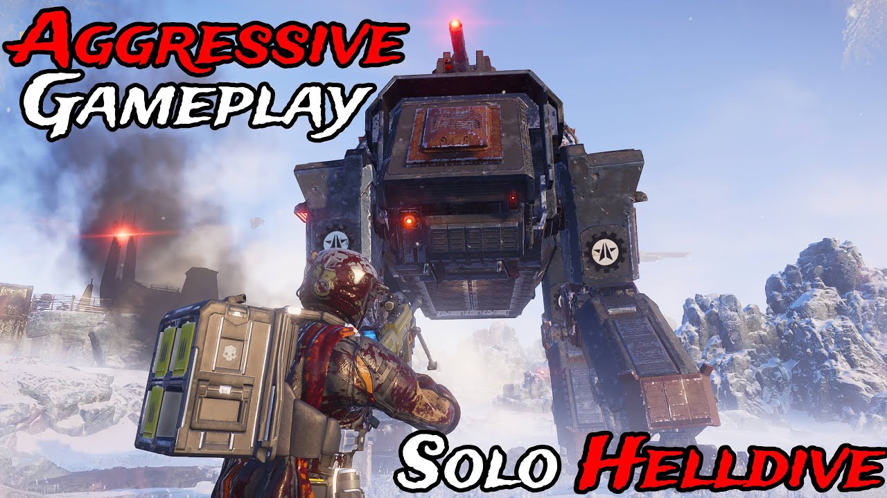 Helldivers 2 - Aggressive AMR Build For Fighting Every Patrol (Solo Helldive)