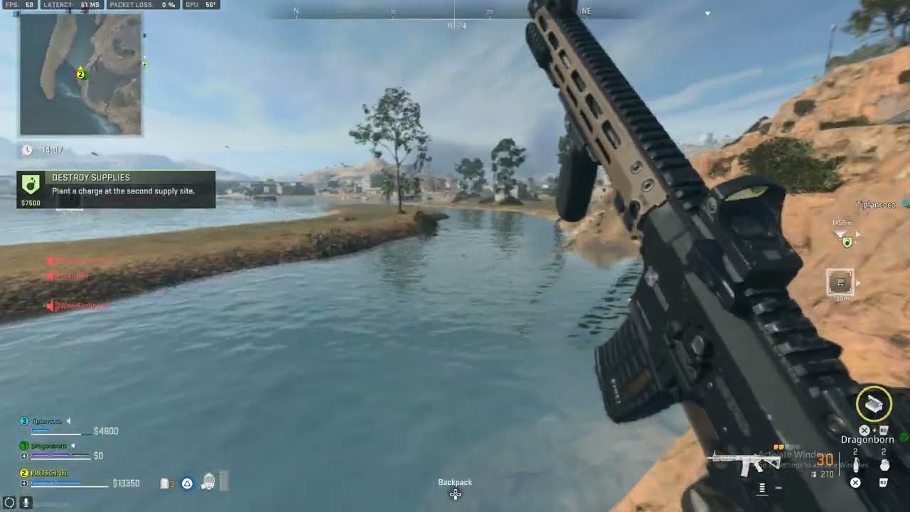 MW2 swimming tutorial