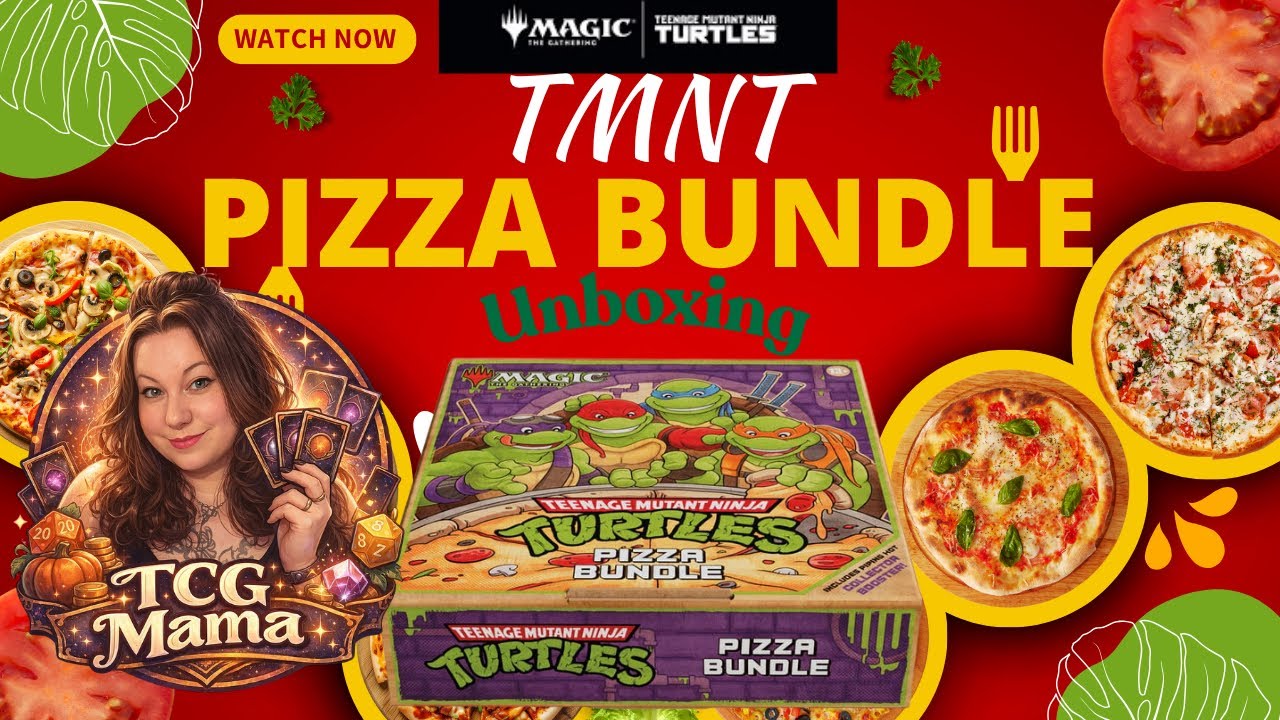 TMNT x MTG PIZZA BUNDLE UNBOXING 🍕🐢 Did We Pull the Goods?!
