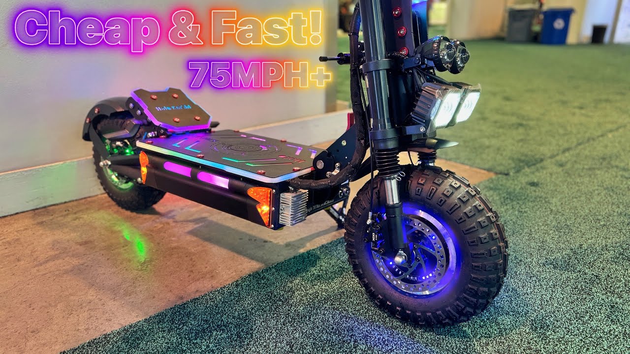 Halo Knight T107 Max и T108 Pro [75 миль в час] — 2 электросамоката Monster — Aim Expo 2024!