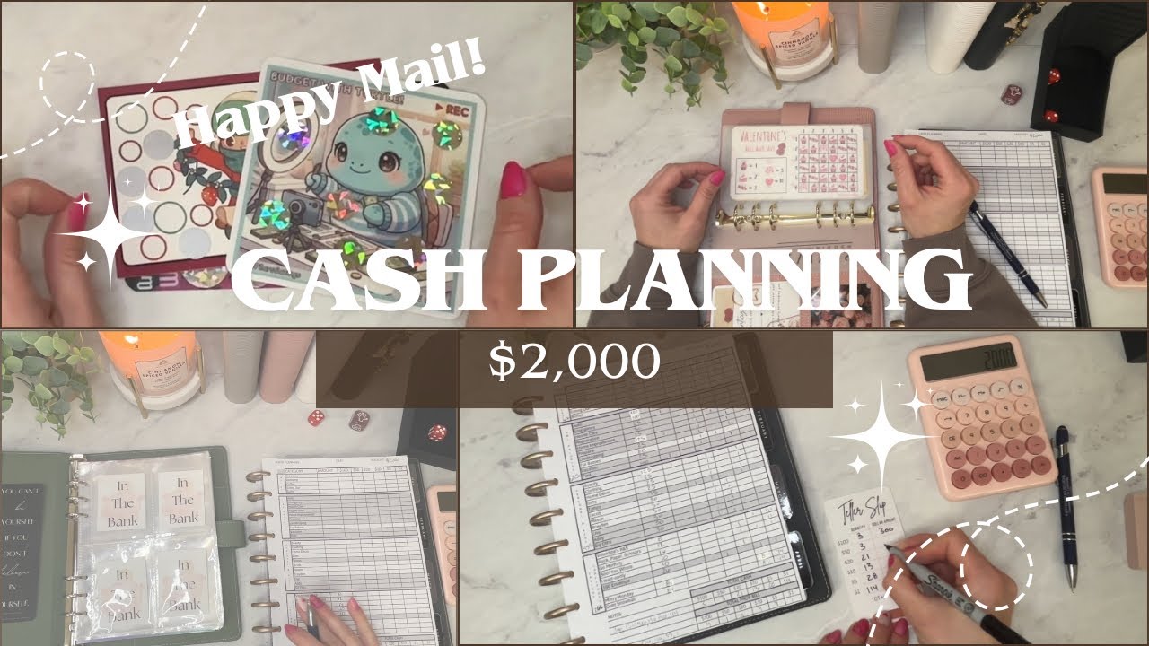 Cash Planning | $2,000 | Happy Mail 🫶🏻