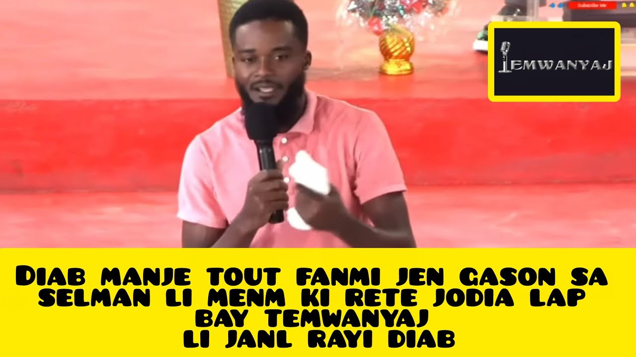 Diab manje tout fanmi jen gason sa selman li menm ki rete jodia lap bay temwanyaj li janl rayi diab