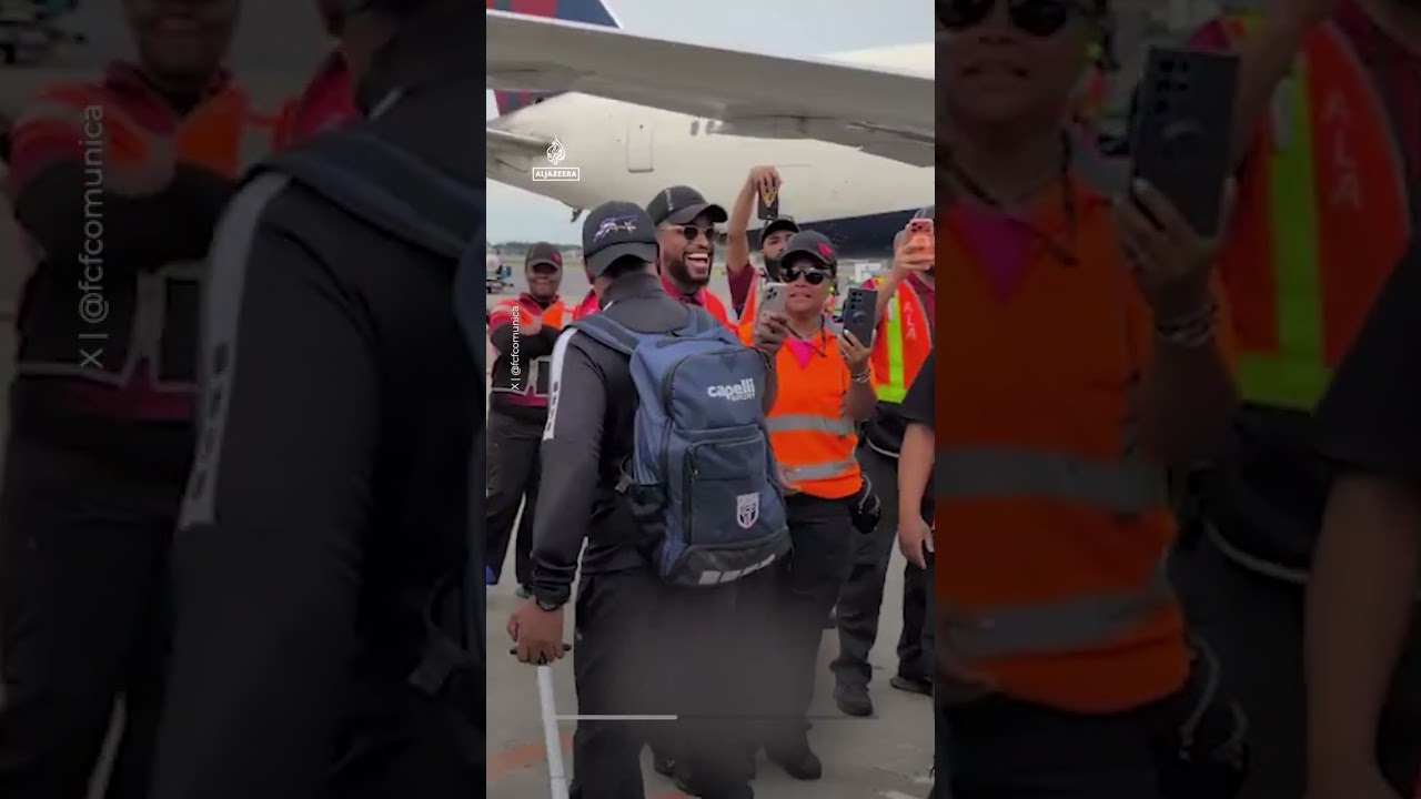 Cape Verde football team arrives in the US for the World Cup