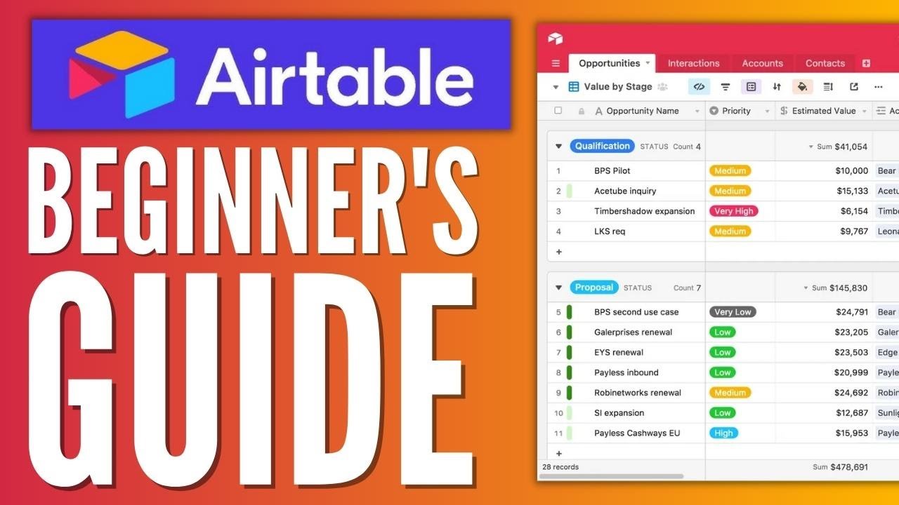 Airtable Tutorial 2023 : How To Use Airtable (Step-By-Step)