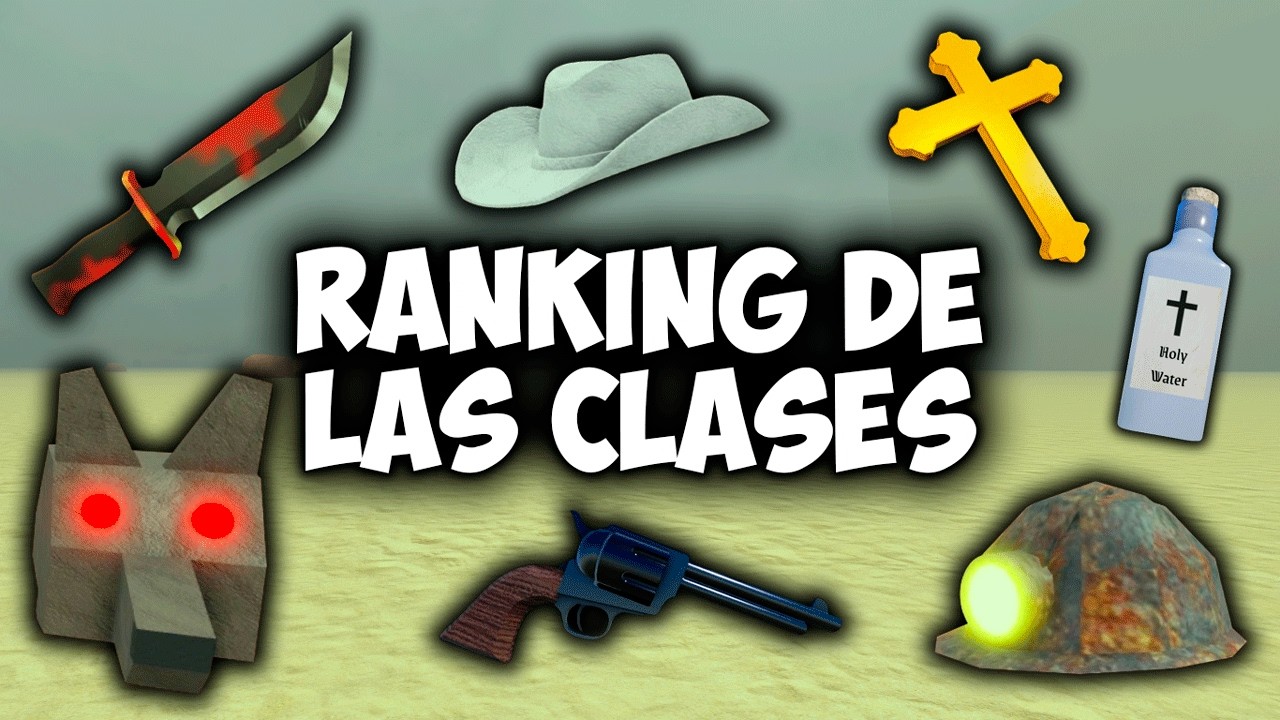 RANKING de TODAS las CLASES de la PEOR a la MEJOR en DEAD RAILS - Roblox