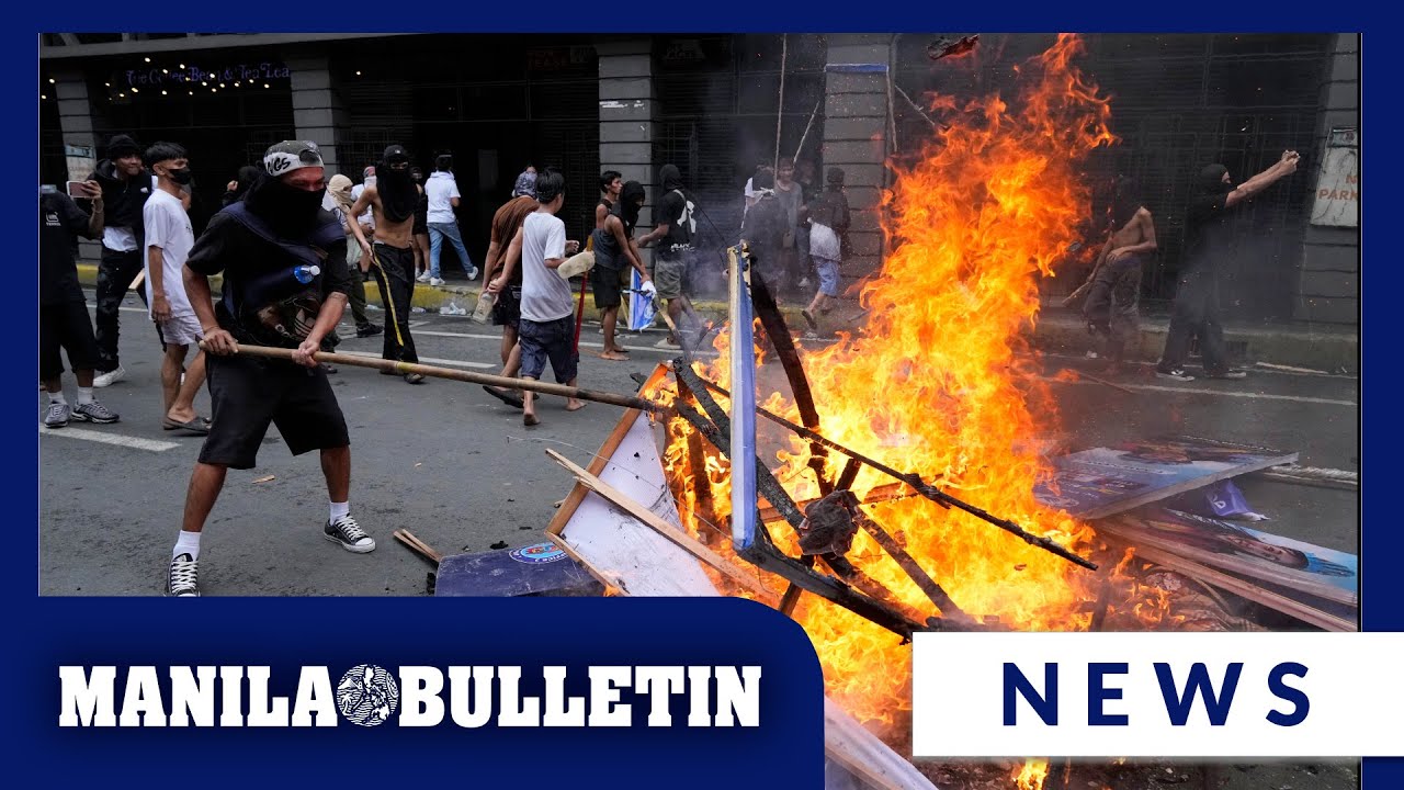 Chaos erupts in Mendiola as anti-corruption rally turns violent