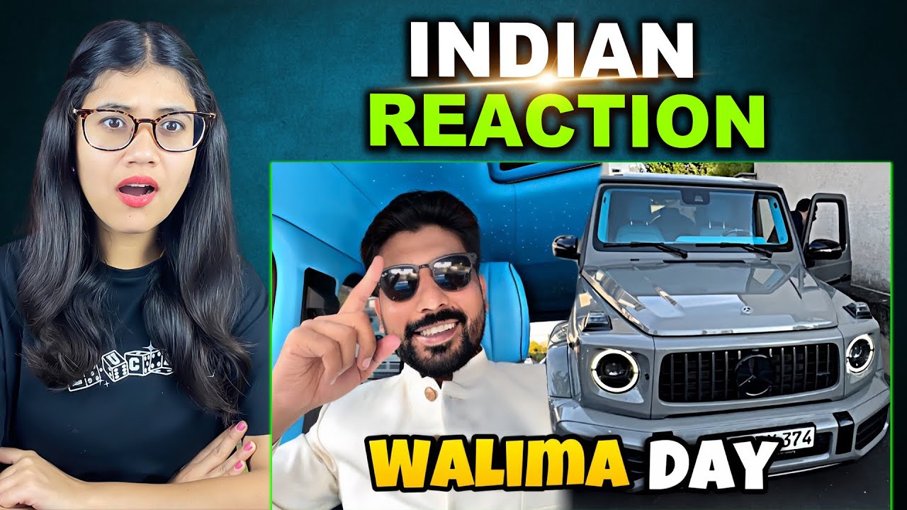 Indian Reaction On Bilaal Marth Luxury Pakistani wedding in france | Walima ceremony | luxury cars
