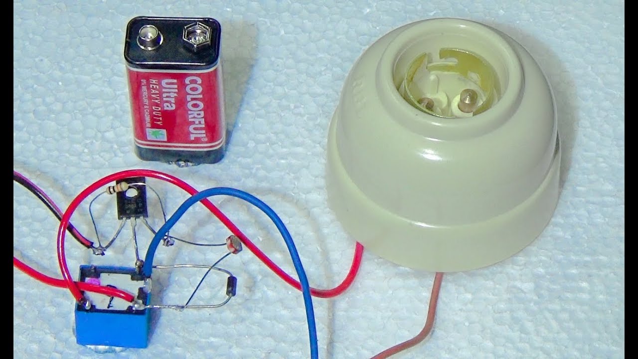 DIY Project - How To Make Light Dependent AC Light  Using LDR (220V)