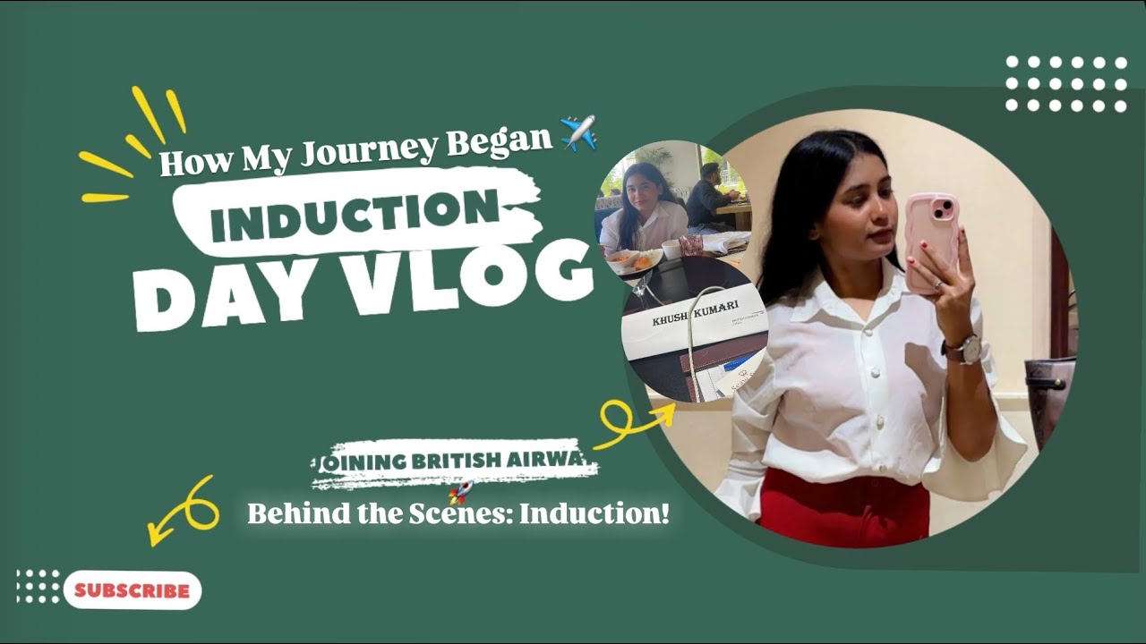 British Airways Induction Day Vlog ✈️ (Back-office)| My Journey Begins!